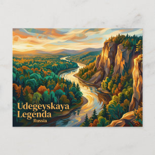 Nationalpark Udegeyskaya Legenda Russland Postkarte