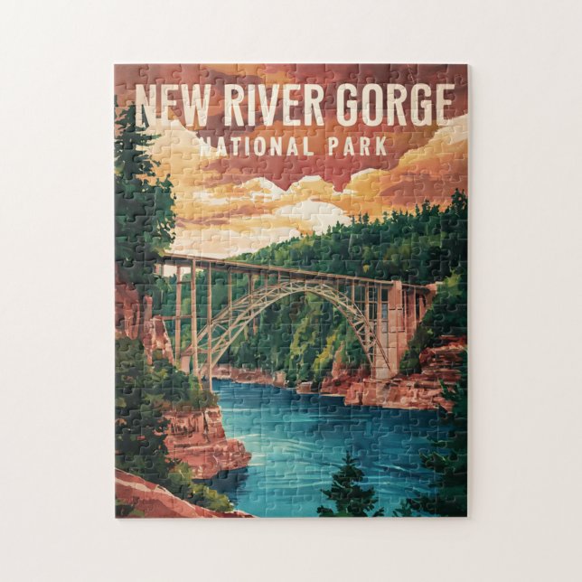 Nationalpark und Erhaltung der New River Gorge (Vertikal)