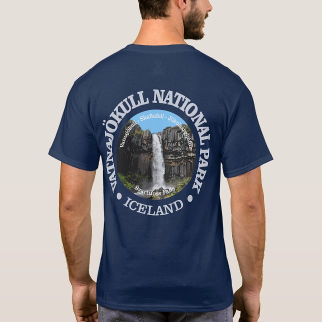 Nationalpark Vatnajokull T-Shirt (Rückseite)