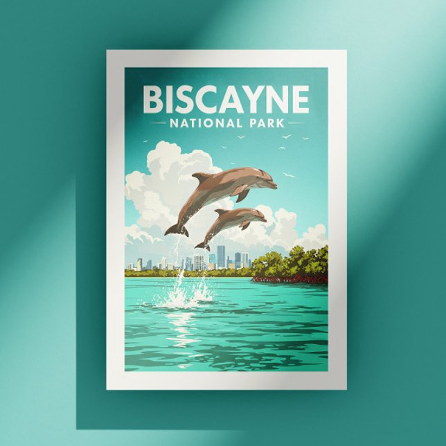 Nationalpark Vintag Biscayne Postkarte (Von Creator hochgeladen)