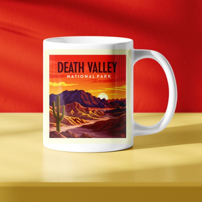 Nationalpark Vintag Death Valley Kaffeetasse (Von Creator hochgeladen)