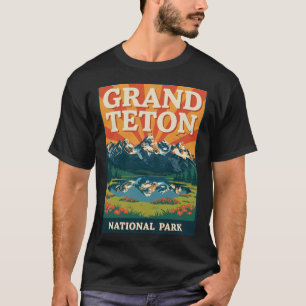 Nationalpark Vintage Grand Teton T-Shirt