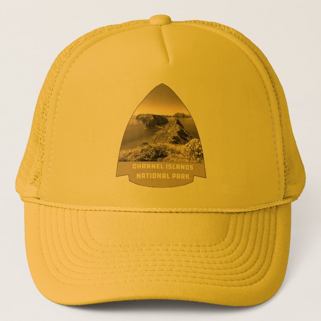 Nationalpark Vintage Kanalinseln Truckerkappe (Vorderseite)