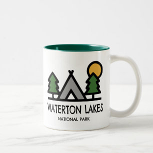 Nationalpark Waterton Lakes Zweifarbige Tasse