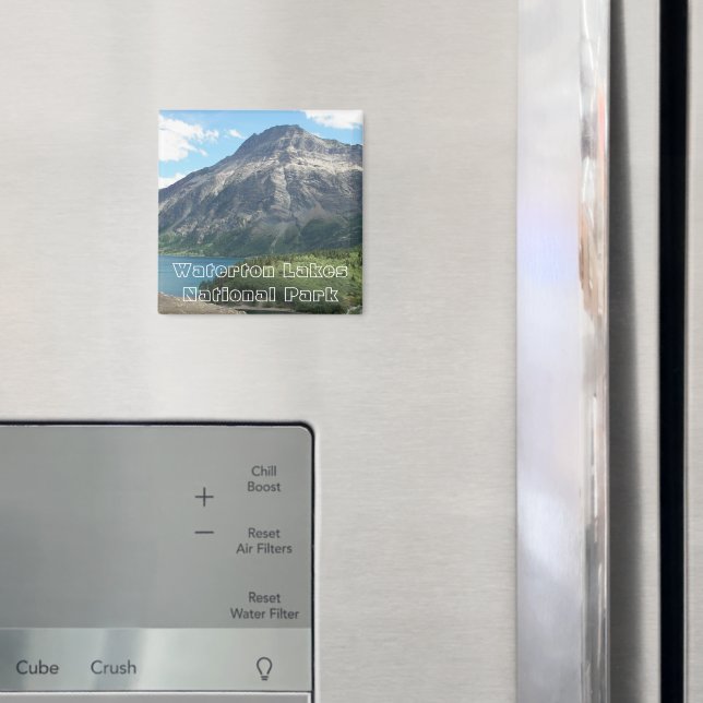Nationalpark Waterton Seen Landschaft Magnet (In Situ (Kühlschrank))
