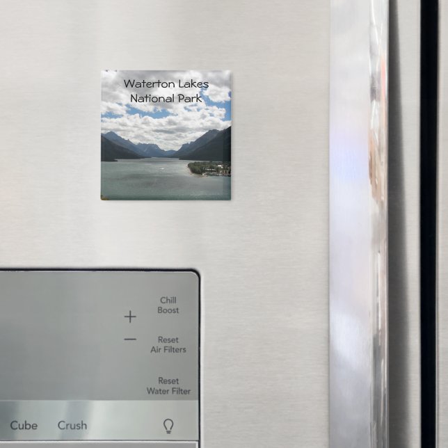 Nationalpark Waterton Seen Landschaft Magnet (In Situ (Kühlschrank))
