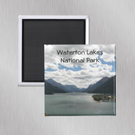 Nationalpark Waterton Seen Landschaft Magnet