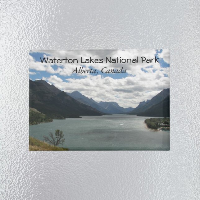 Nationalpark Waterton Seen Landschaft Magnet (In Situ Fridge)