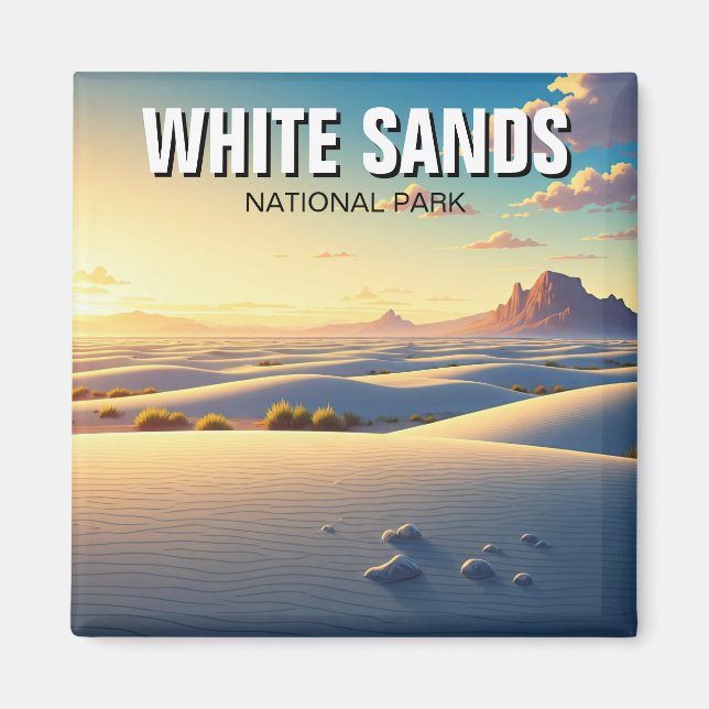 Nationalpark White Sands Magnet (Vorne)