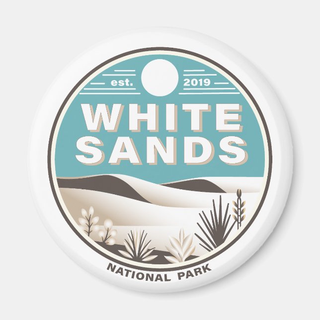Nationalpark White Sands Magnet (Vorne)
