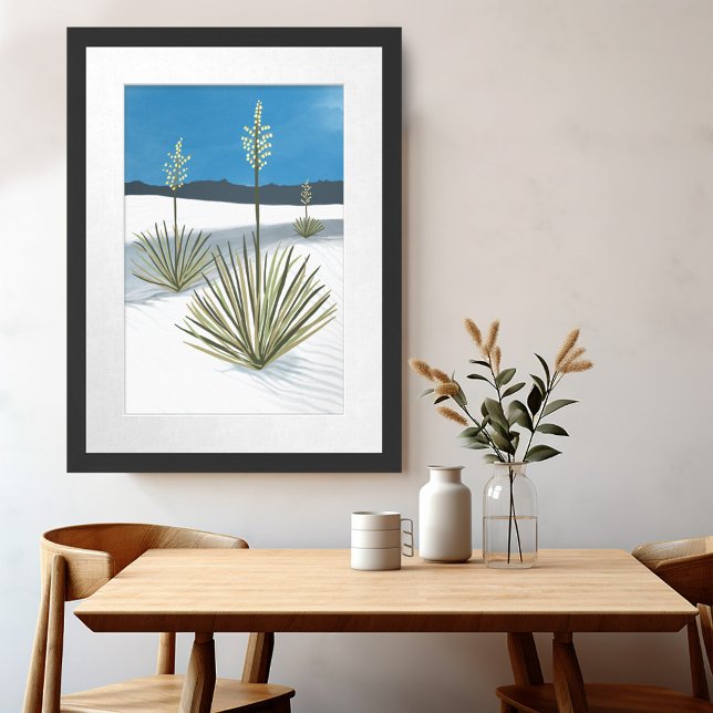 Nationalpark White Sands Poster (White Sands National Park Art Poster
)