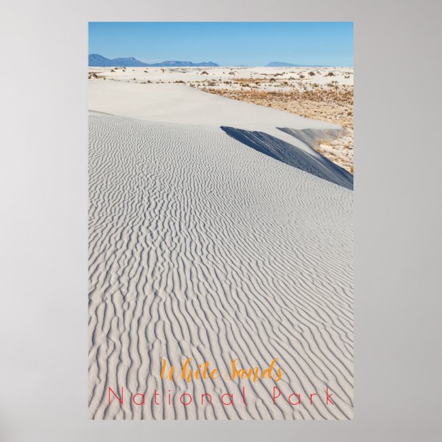 Nationalpark White Sands Poster (Vorne)