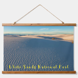 Nationalpark White Sands Wandteppich Mit Holzrahmen