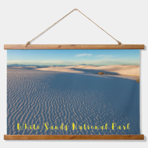 Nationalpark White Sands Wandteppich Mit Holzrahmen