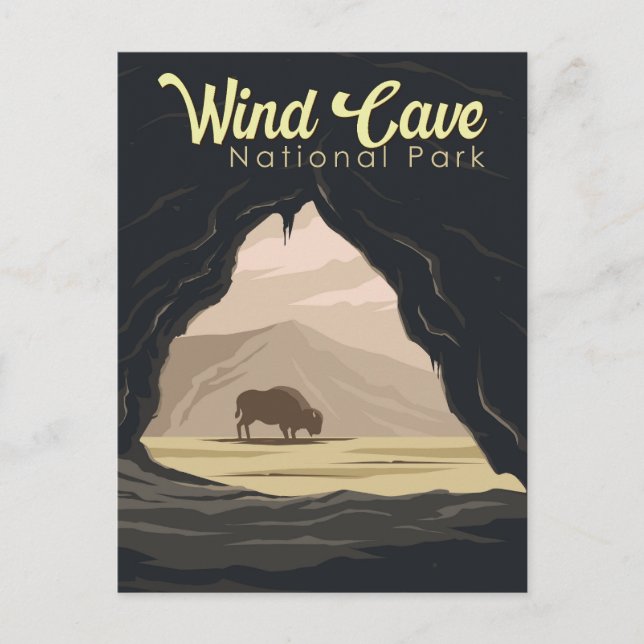 Nationalpark Windhöhlen - Paradies für Kletterhexe Postkarte (Vorderseite)