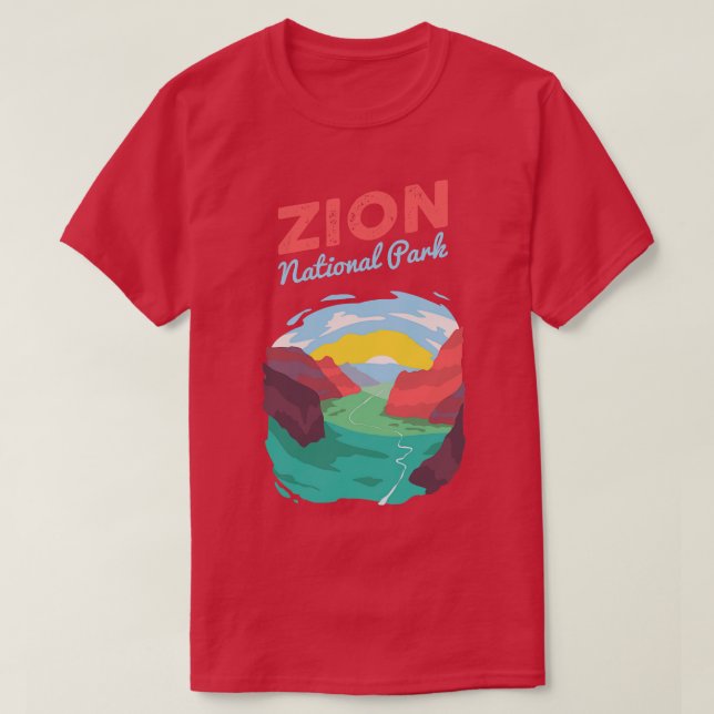 Nationalpark Zion 5 T-Shirt (Design vorne)