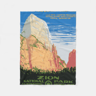 Nationalpark Zion Fleecedecke