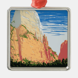 Nationalpark Zion Ornament Aus Metall