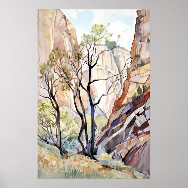Nationalpark Zion Poster (Vorne)