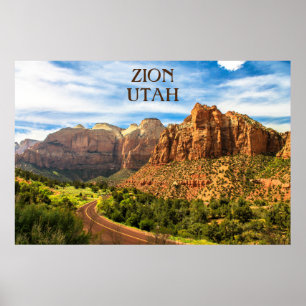 Nationalpark Zion - Utah Poster