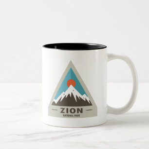 Nationalpark Zion Zweifarbige Tasse