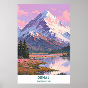 Nationalparklandschaft Denali Poster