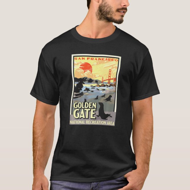 Nationalparkprojekt des Goldenen Tors Nationalpark T-Shirt (Vorderseite)