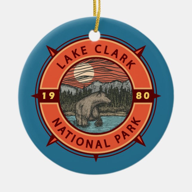 Nationalparkprojekt des Locarnese Keramik Ornament (Vorne)