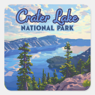 Nationalparkprojekt des Locarnese Quadratischer Aufkleber