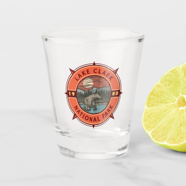 Nationalparkprojekt des Locarnese Schnapsglas (Vorderseite)