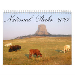 Nationalparks 2027 12-Monatskalender Kalender