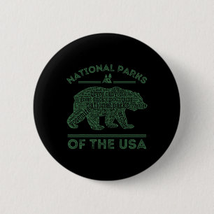 Nationalparks Bär Wandern Reisen Camping Outdoor Button