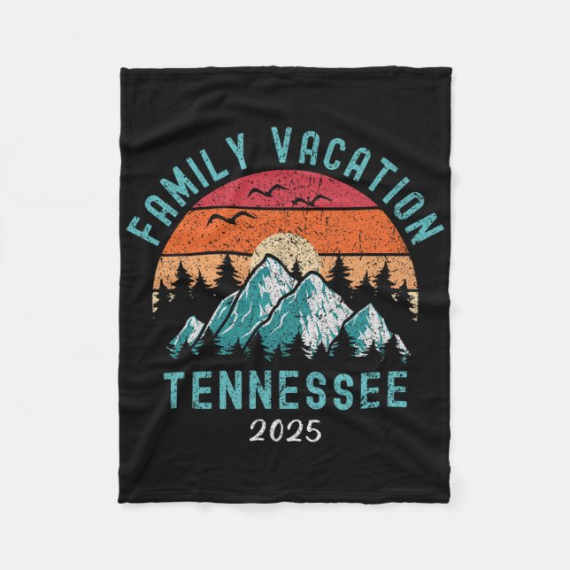Nationalparks Berge Familienurlaub 2025 10 Fleecedecke (Vorderseite)