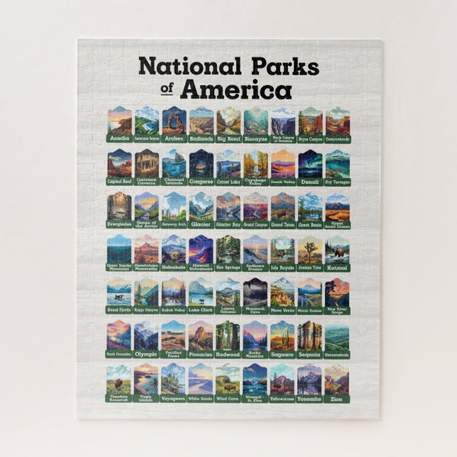 Nationalparks der USA USA (Vertikal)