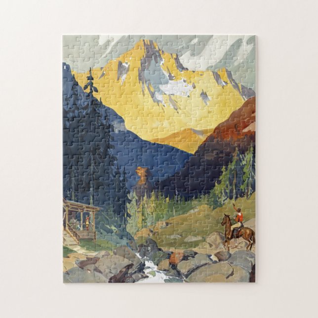 Nationalparks Fahrt mit dem Zug (Vertikal)