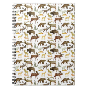 Nationalparks Wildtiere Notizblock