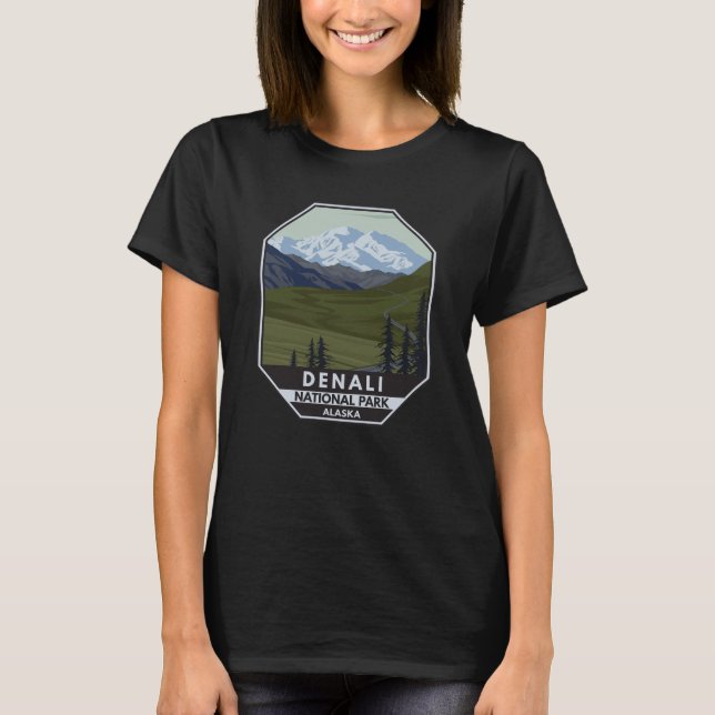 Nationalparkstraße Denali T-Shirt (Vorderseite)