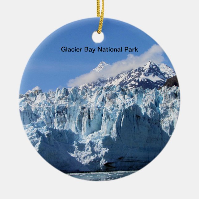 Nationalparkverzierung Glacier Bays Keramik Ornament (Vorne)