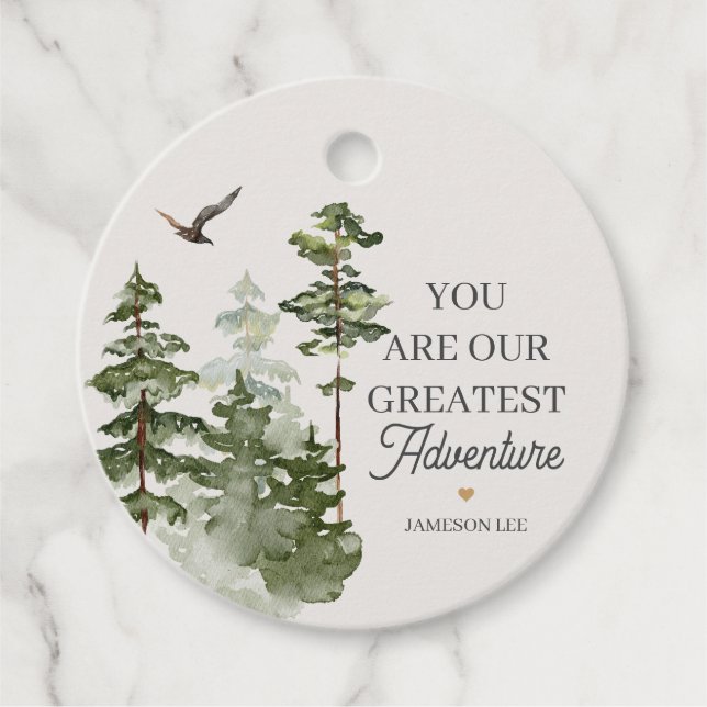 Nationalparkwald-Gnade Geschenkanhänger (Vorderseite)