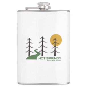 Nationalparkweg Hot Springs Flachmann