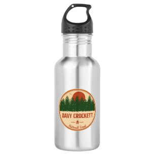 Nationalwald der Davy Crockett Edelstahlflasche