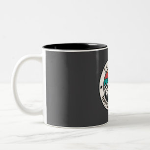 Nationalwald mit Flachs Zweifarbige Tasse