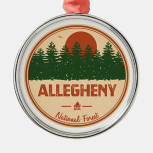 Nationalwald Ornament Aus Metall