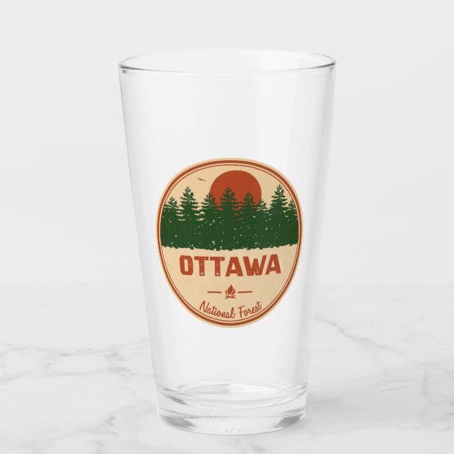 Nationalwald Ottawa Glas (Vorderseite)