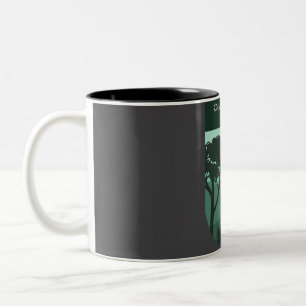 Nationalwald Ouachita Zweifarbige Tasse