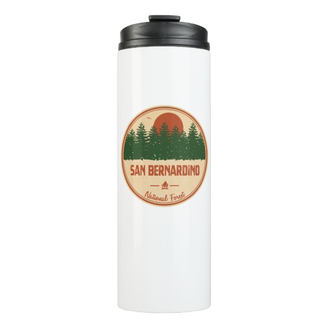Nationalwald San Bernardino Thermosbecher (Vorderseite)