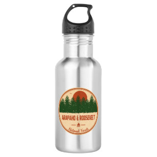 Nationalwald von Arapaho und Roosevelt Edelstahlflasche