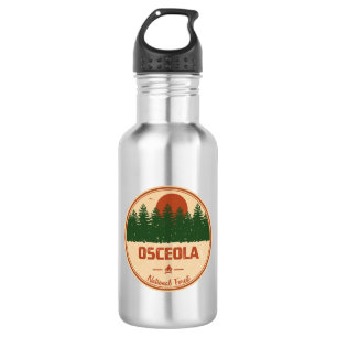 Nationalwald von Osceola Edelstahlflasche