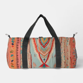 Native America Pattern Duffle Bag