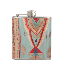Native America Pattern Flachmann